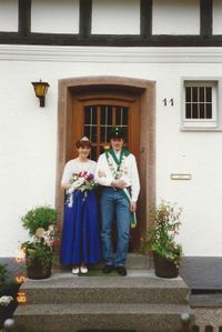 1996 Jungsch&uuml;tzenk&ouml;nigspaar Andreas Bender und Melanie Bock