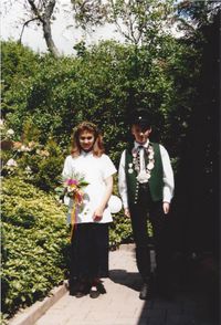 1996 Kinderk&ouml;nigspaar Sven Rademacher und Sarah Merten